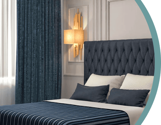 stylish Bedroom Curtain in dubai