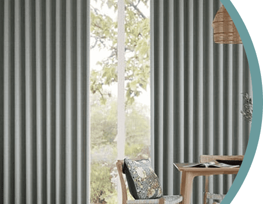 Modern wave curtain designs Dubai
