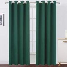 Green blackout curtain in dubai