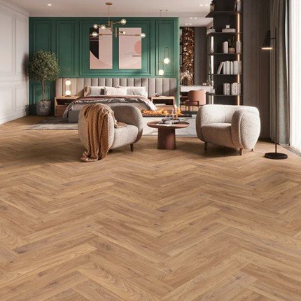 Herringbone flooring