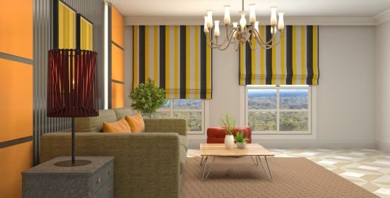Motorized Roman blinds Dubai