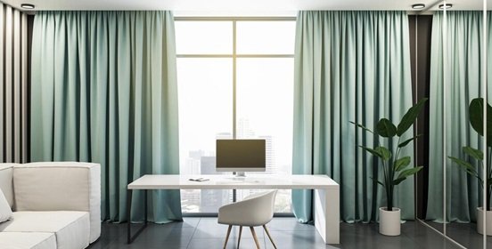 Office blackout curtains Dubai
