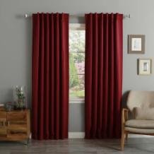 Red curtains in dubai