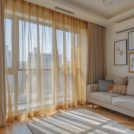 Sheer curtains