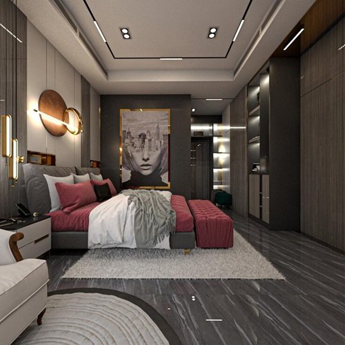 modern bedroom renovation dubai