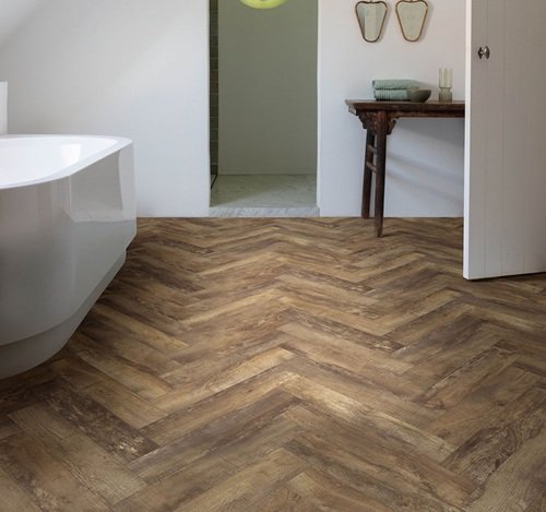 modern bathroom Vinyl Flooring